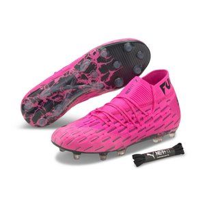 Puma Football Soccer Boots Future 6.1 Netfit FG/AG Luminous Pink Size 14 NEW